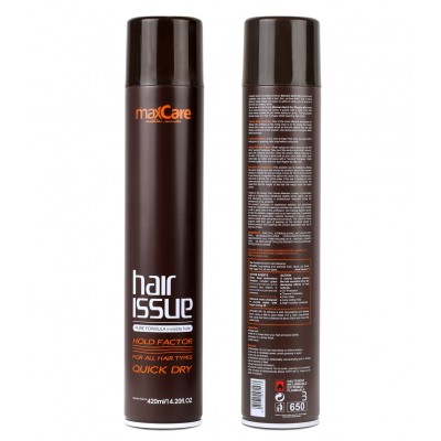 Quick Dry Styling Spray Easy Wash Strong Hold Hair Spray