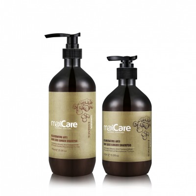 Maxcare Herbal ginger material Anti hair loss  hair regrowth shampoo