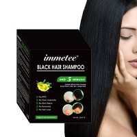 OEM/ODM Professional Natural Hair Products  Herbal Black Hair Shampoo For Women Hair Dye Free Sample Bag